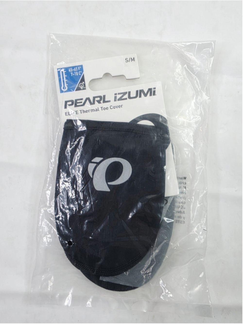 Pearl Izumi Cycling Elite Thermal Toe Covers Black Size S/M